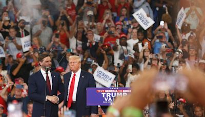 Trump calls on Georgia voters to 'fight, fight, fight' to re-elect him at Atlanta rally