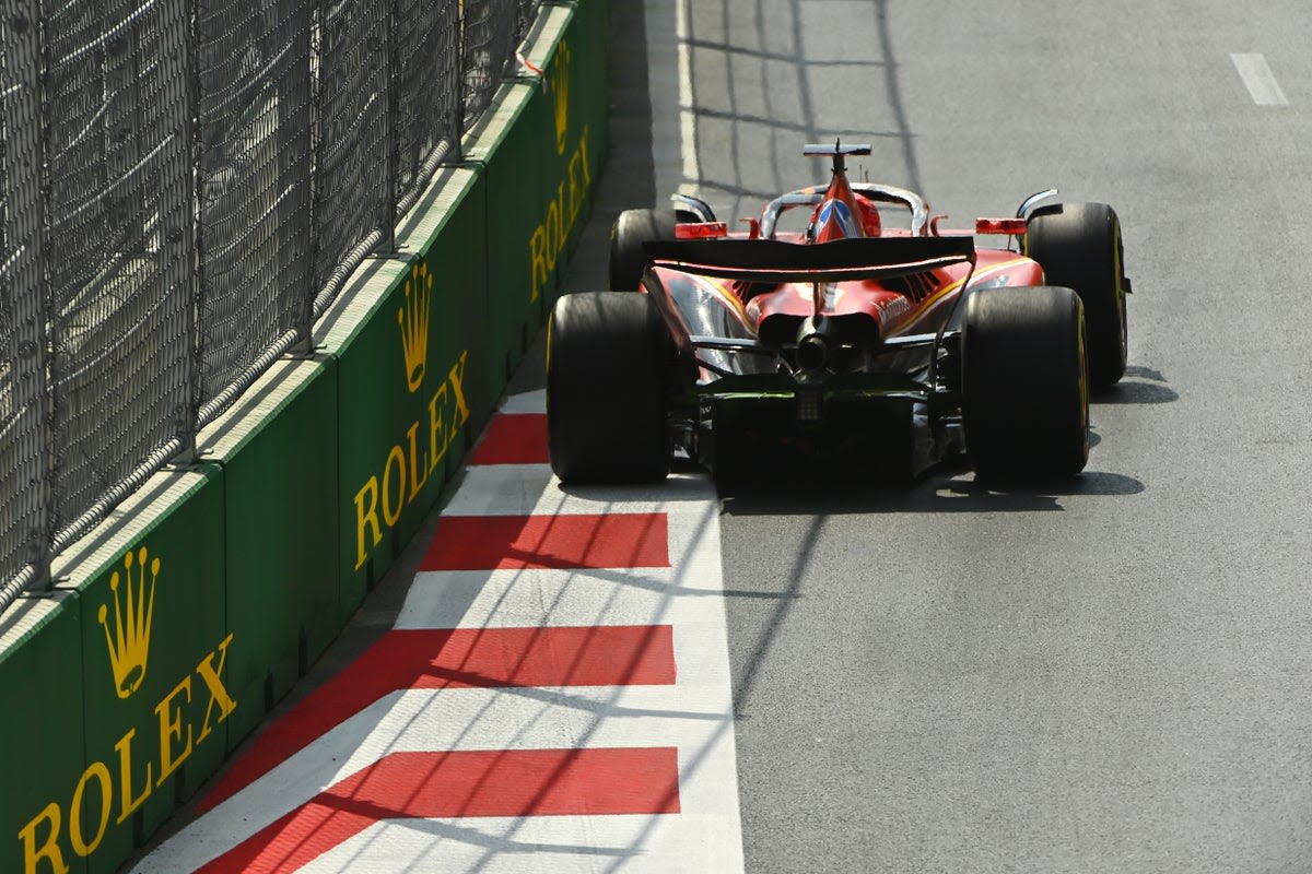 F1 Azerbaijan GP LIVE: Practice times and results as Charles Leclerc crashes in Baku