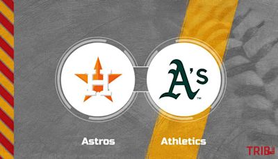 Astros vs. Athletics Predictions & Picks: Odds, Moneyline - May 26