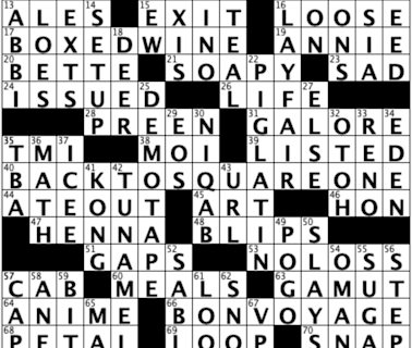 Off the Grid: Sally breaks down USA TODAY's daily crossword puzzle, Exoskeleton