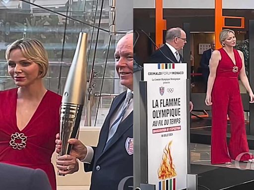 Princess Charlene of Monaco celebrates Olympic history