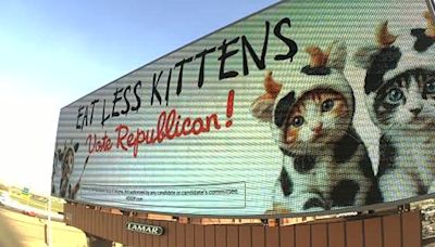 Arizona GOP puts up billboards amplifying Trump’s false claim of immigrants eating pets