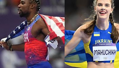 Noah Lyles y Yaroslava Mahuchikh cumplen los pronósticos de oro en 100 metros y salto de altura