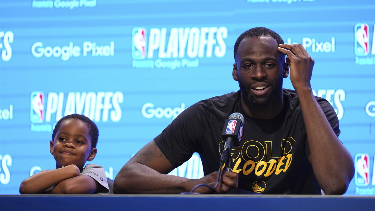 Draymond shares son DJ's touching but comical reaction to Klay's exit