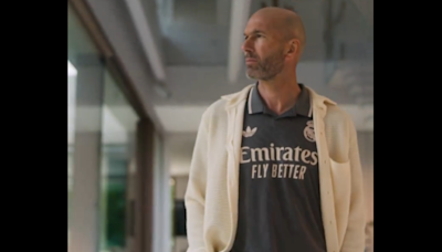 Real Madrid revela tercer uniforme con Zidane como protagonista