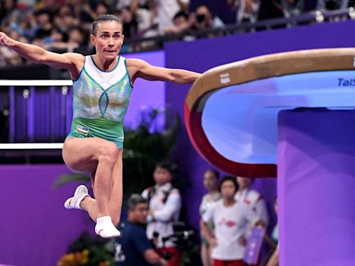 48-year-old gymnast Oksana Chusovitina’s Olympic dream and history bid ended by injury