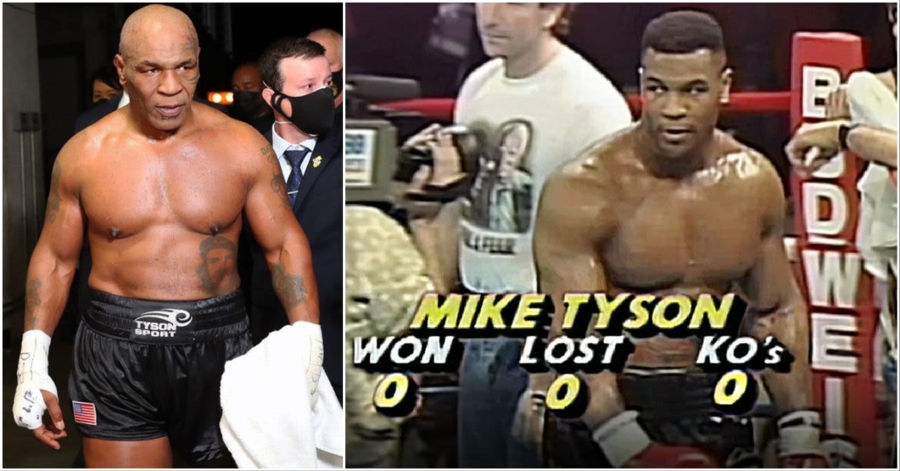 Mike Tyson's fight purse from his first professional bout is incredible to look back at now