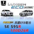 [電池便利店]Luxgen M7 U7 ECO Hyper 換電池 黑霸 100D26R S95R