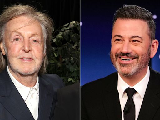 Paul McCartney hosted a very star-studded party and Jimmy Kimmel spilled the tea about the guestlist