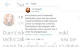 Fact Check: Fake J.K. Rowling Tweet Purports to Reveal Secrets About Dumbledore and Grindelwald's Relationship