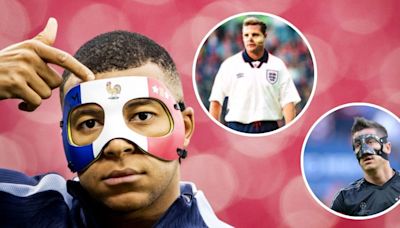 Footballers who wore masks, a list Kylian Mbappe is expected to join soon