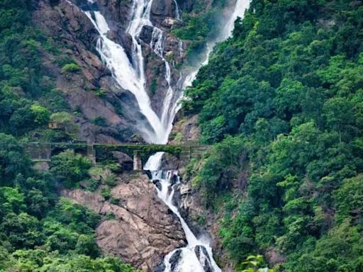 Indian Railways showcases stunning Dudhsagar waterfalls train journey in mesmerising clip – Watch