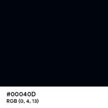 Midnight Black color hex code is #00040D