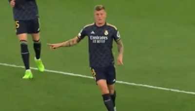 Toni Kroos lo ha vuelto a hacer: señaló el camino de Vinicius en el primer gol del Madrid ante el Bayern