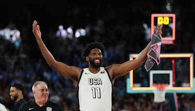 Why is Joel Embiid being booed in France v USA basketball game?