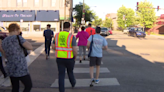 Group walks for safety on crash-plagued stretch of Pulaski Road on Chicago's Southwest Side