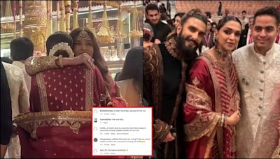 'Is Deepika hurt because of fake pregnant comments?: Netizens guess as Aishwarya Rai Bachchan cries while hugging Deepika Padukone