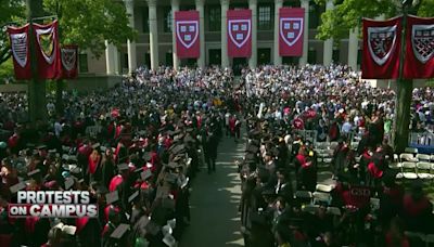 Harvard commencement underway after 13 students denied degrees following participation in pro-Palestinian encampment - Boston News, Weather, Sports | WHDH 7News