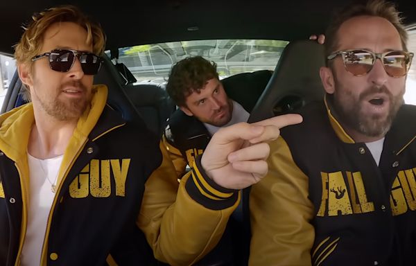 The Fall Guy: Watch Ryan Gosling & His Lookalike Stuntmen Sing Journey in Carpool Karaoke Video