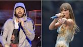 Eminem brings Taylor Swift's historic reign at No. 1 to an end, Stevie Wonder's record stays intact