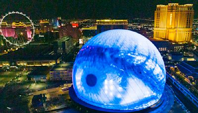 Here’s what the Sphere has displayed on its exterior in its 1st year — PHOTOS