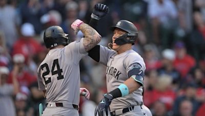 Aaron Judge, Juan Soto drive in five runs in Yankees' 8-3 win over Angels