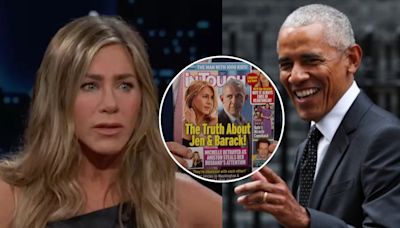 Jennifer Aniston habló de los rumores de su romance secreto con Barack Obama