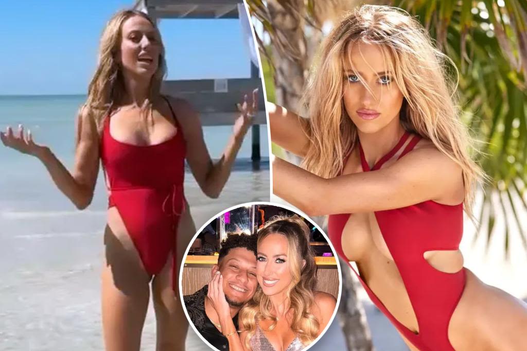 Patrick Mahomes gushes over wife Brittany’s fiery Sports Illustrated Swimsuit Issue shoot