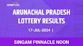 Arunachal Pradesh Lottery Singam Pinnacle Noon Winners July 17 - Check Results!