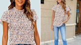 Shoppers Get “So Many Compliments” on This Flattering and Breezy $15 Blouse