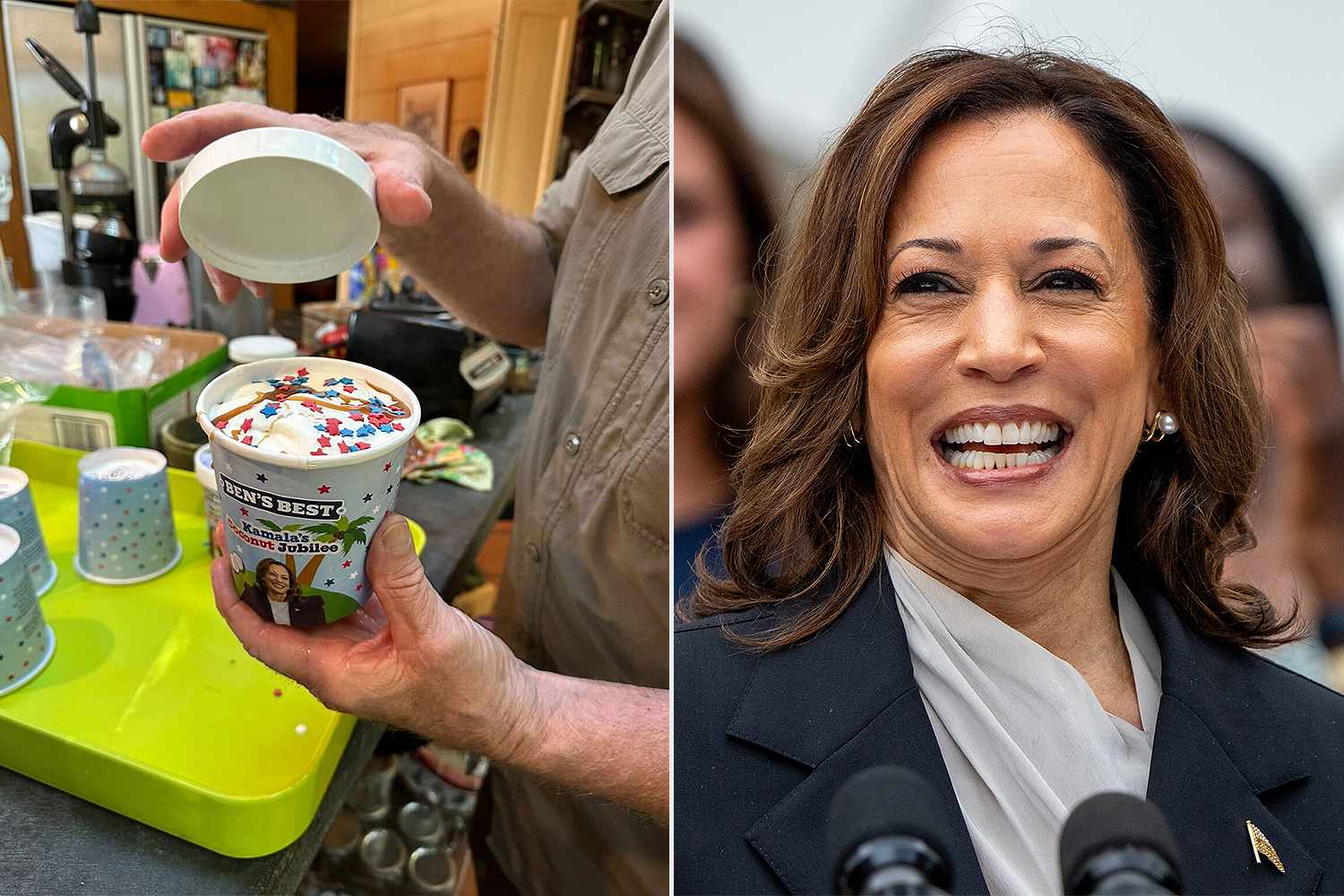 Ben & Jerry’s Co-Founders Reveal Kamala Harris Ice Cream Flavor — And It’s Inspired By a Viral Meme