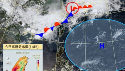 兩鋒面接續報到！強降雨天天下高溫飆36北台灣溫度稍降 一週天氣