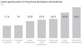 Hong Kong's property developers will struggle to service their bulging debts as interest rates soar, analysts warn