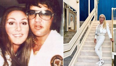 Elvis ex Linda Thompson returns to Graceland in touching new photos