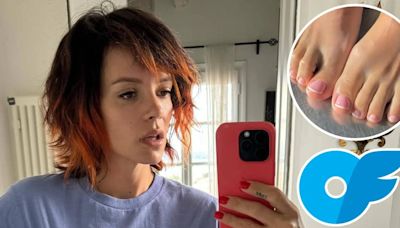 Lily Allen abrió una cuenta de OnlyFans con fotos de sus pies, este es su precio