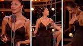 Nicole Scherzinger's Epic Oliviers Speech Included Tears, A Trip-Up And An Impressive Squat