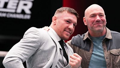 Dana White rips Stephen Espinoza, reveals Conor McGregor’s return generating first $20M live gate for UFC