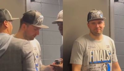 NBA: Lenda dos Mavericks tira cerveja da mão de Luka Doncic após vitória