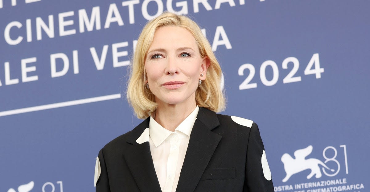 Cate Blanchett jokes she’s going ‘naked’ on next red carpet after questions about ‘pro-Palestine’ dress