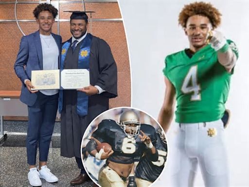 Jerome Bettis Jr. commits to dad’s alma mater Notre Dame