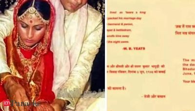 Why Amitabh Bachchan-Jaya Bhaduri’s 51-year-old wedding card invitation has become an Internet sensation