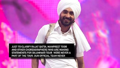 Diljit Dosanjh's Manager Denies Claims Of Non-payment To Dancers On Dil-Luminati Tour: ‘Anyone Not Involved...'