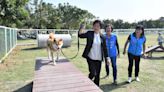 彰化溪湖中央公園寵物園區啟用 帶著毛孩、小孩一起去玩