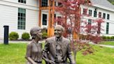 A gift of art and love: Mahoney family donates sculpture to North Hampton Library