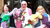 Christopher Biggins among stars wrapping Royal Albert Hall in mile-long scarf