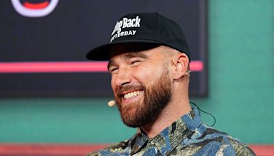 Travis Kelce Reacts to Jason Sudeikis Joking About Making Taylor Swift an ‘Honest Woman'