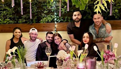 Inside Anushka Sharma’s birthday dinner: Cricketers Glenn Maxell, Faf du Plessis join the celebration along with Virat Kohli