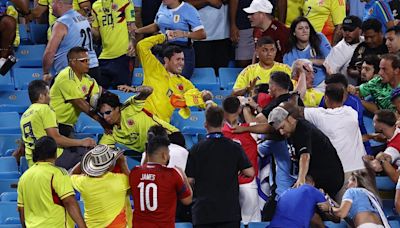 Serios incidentes tras la eliminación de Uruguay de la Copa América: Darwin Núñez se peleó con hinchas colombianos en la tribuna