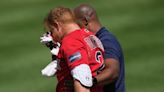 Red Sox infielder Justin Turner being monitored for concussion after he was hit in face by pitch