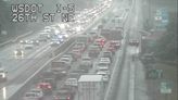 Police activity blocking all lanes of NB I-5 in Everett